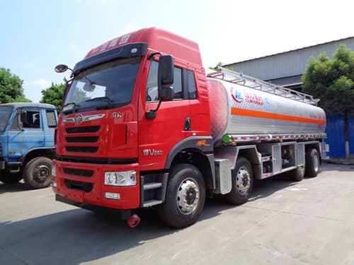 CLW high quality 8x2 22700 liters aluminum fuel tank truck